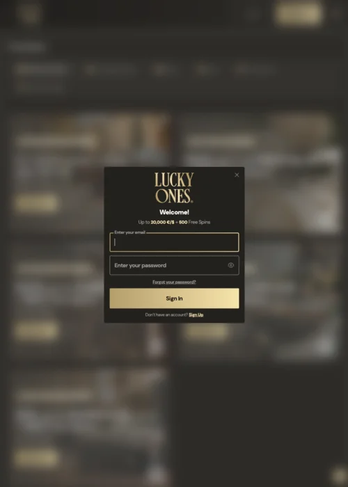 Login Lucky One Casino<